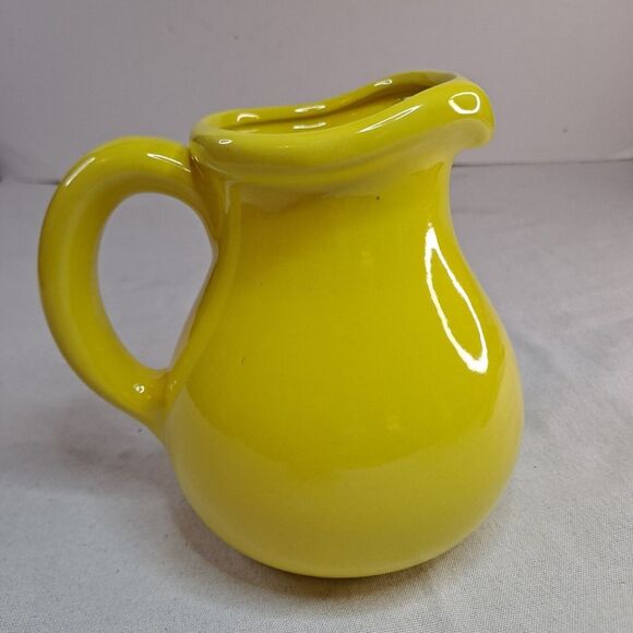 HAEGER Other - Vintage Royal Haeger Ceramic Pottery #377 Pitcher USA Bright Yellow 6”